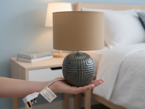 Ceramic table lamp modern - table,