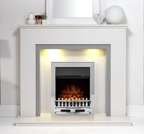 White marble stone grey - stone,