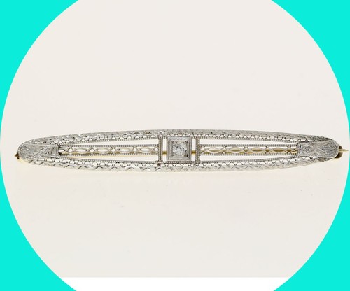 Antique estate natural diamond - natural,