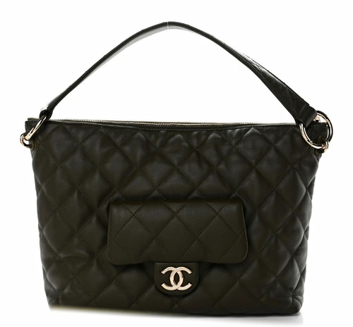Chanel hobo large black - large,