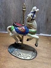 VTG Carousel Horse Brass Stand