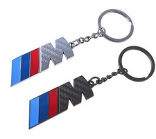 BMW M Sport Keyring M Performance Keychain M Series Carbon Effect BMW Gift Black