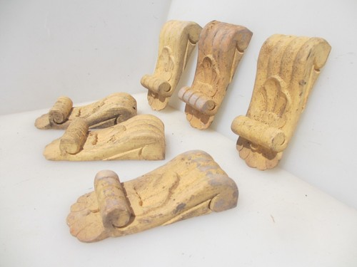 Faux carved wooden corbel - carved,