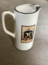 Black & Off-White Guinness Jug