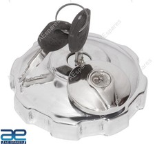 Fuel Tank Cap Lockable Chrome