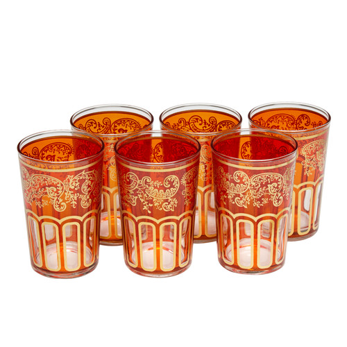 Moroccan tea glasses - moroccan,