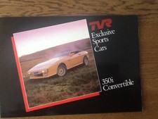 TVR sales brochure,TVR 350i