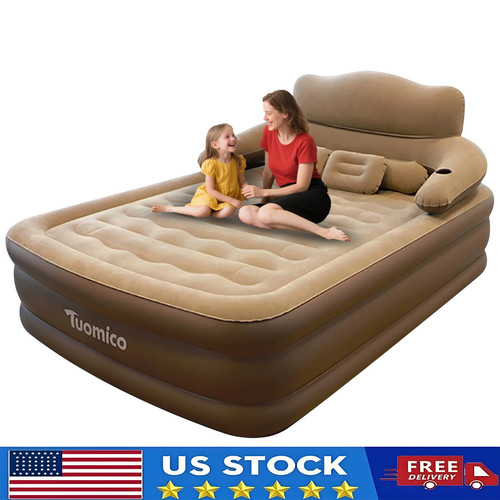 Inflatable double size air - size, bed