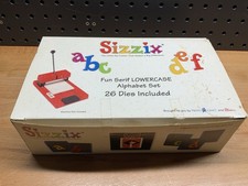 Sizzix Fun Serif LOWERCASE Alphabet Letters Set Of 26 Dies Complete