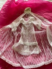 Vintage Sindy doll beautiful bride 1977 wedding dress , minus the slip dress