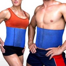 Unisex Neoprene Slimming Fat Burner Waist Belt - Blue Waist trainer