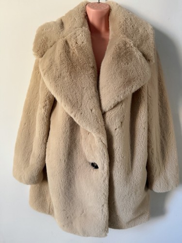 Zara woman camel - faux, coat