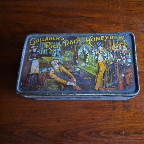 Vintage gallahers tobacco tin - gallahers,