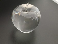 Clear Glass Apple Shaped