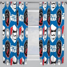 STAR WARS CURTAINS - KIDS BOYS BEDROOM STORMTROOPER