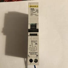 SQUARE D QOE132B03 32A RCBO B32 SQ-D QOE PLUG IN 10KA 30MA B CURVE