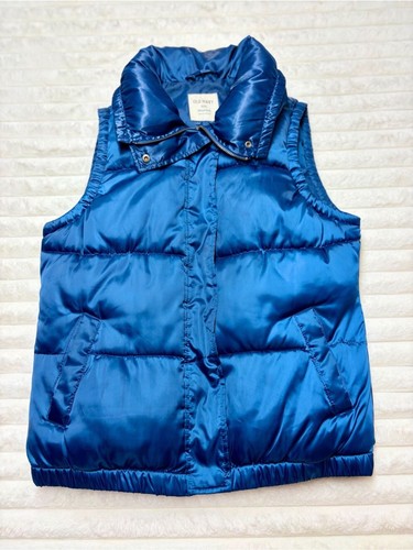 Old navy blue puffer vest - navy,