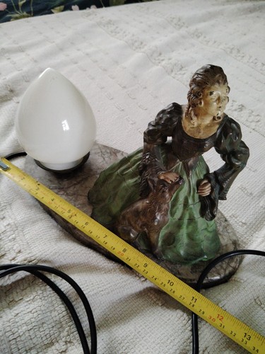 Antique french art deco lady - art,
