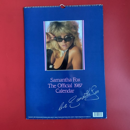 Samantha fox 1987 calendar - ,