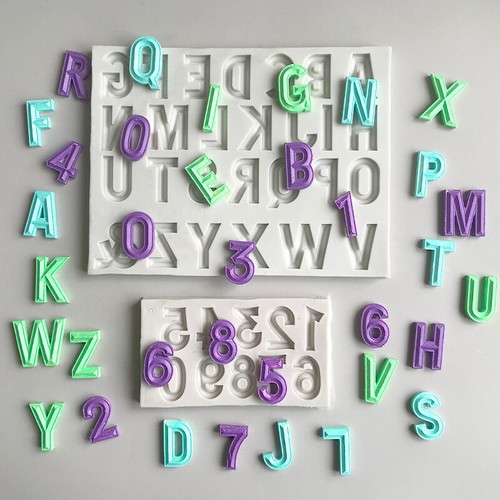 Chocolate cake mould - chocolate, letter