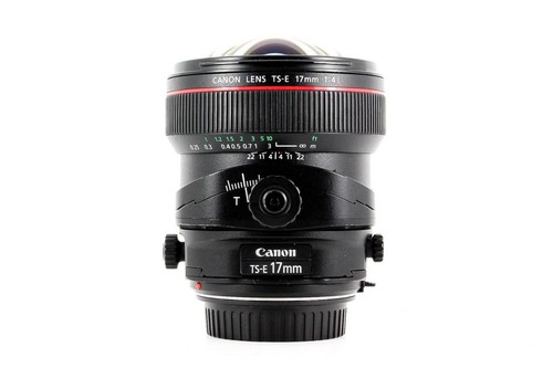 Canon 17mm tilt shift - f4,
