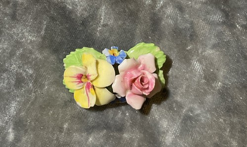 Denton bone china 1940s - 1940s, brooch