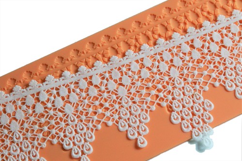 Silicone sugar lace mould for - lace,