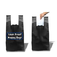 100 x Adult Nappy Bags | Sanitary Disposal Bags | Extra Strong & Leak-Proof |