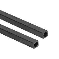 Carbon Fiber Square Tube 5x5x4mm Inner Round 200mm Carbon Fiber Tubing 2 Pcs