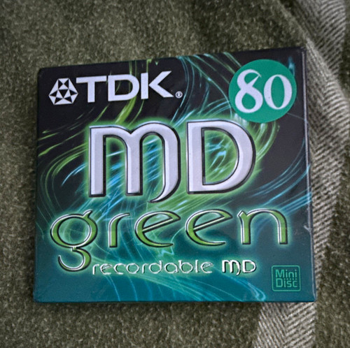 Tdk green minidisc - md,