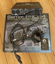 FOCUSRITE SAFFIRE PRO 14 FireWire Audio Interface boxed Used