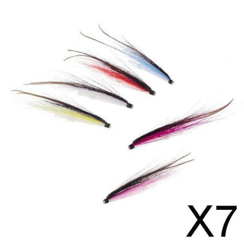 6pcs tube fly fishing - 7x,