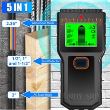5 in 1 Electric Detector Wall Wood Metal Sensor Wire Stud Finder Cable Scanner