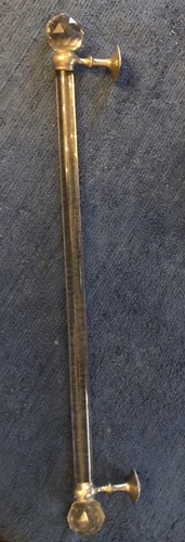 Antique glass towel - towel, rail