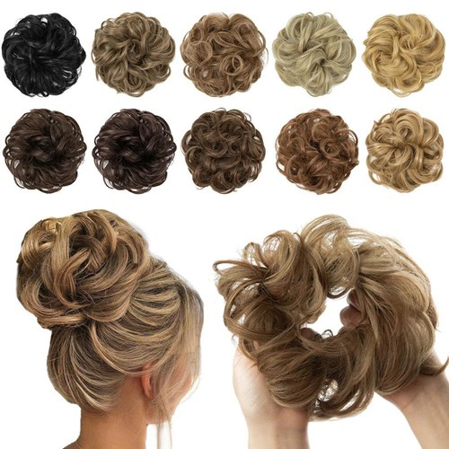 Ponytail scrunchie fake hair - scrunchie,