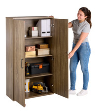Wood Storage Cabinet Cupboard
