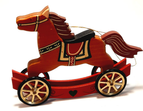 Vintage silvestri wood rocking - silvestri,