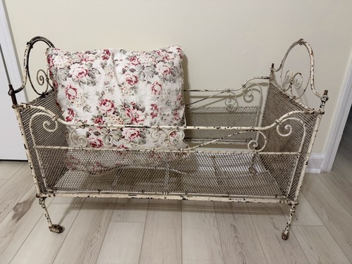Antique scrolled iron metal - antique,
