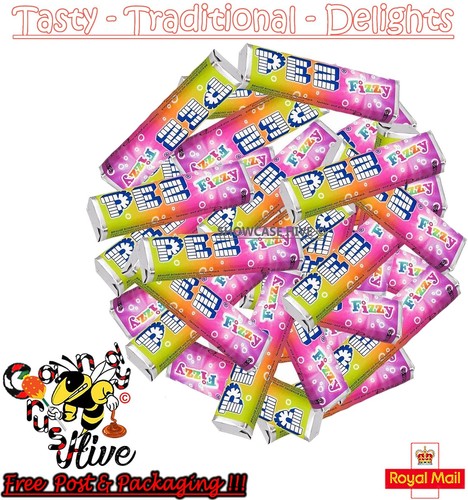 Pez fizzy fruit candy - 50,