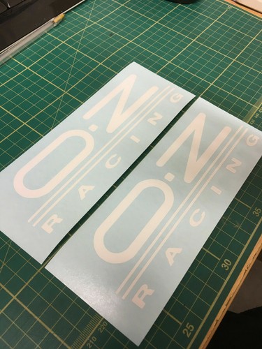 Racing sticker vinyl - oz,