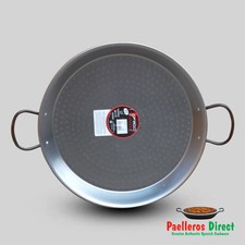 40cm Authentic Spanish Polished Steel Paella Pan