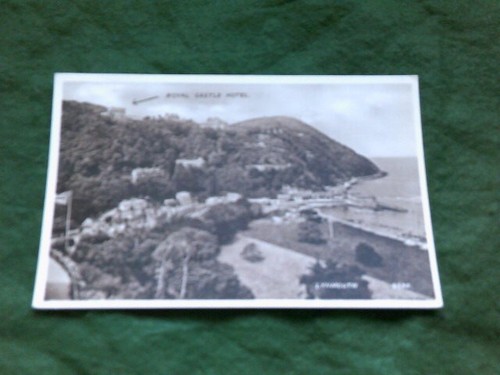 Lynmouth devon panorama with - devon,