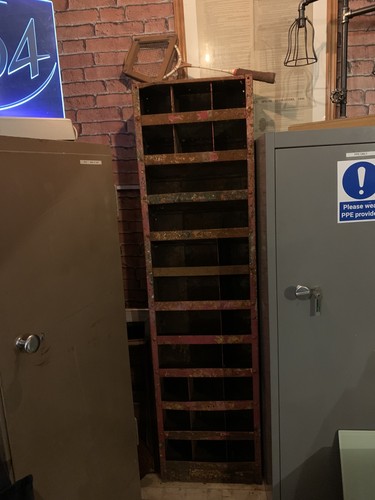 Metal pigeon hole cabinet - metal,