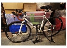 STUNNING GENESIS CROIX DE FER 12 2012 WHITE +SHIMANO + BROOKS USED 3-5 TIMES MAX
