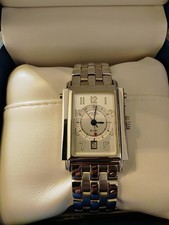 Rotary Elite Reverso 10829 Reversible Case Alarm Watch miyota 6l76 cal movement