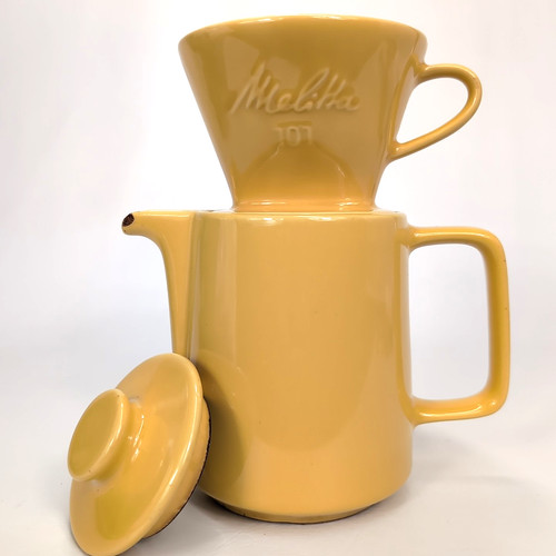 Vtg melitta buttery yellow - yellow, 101