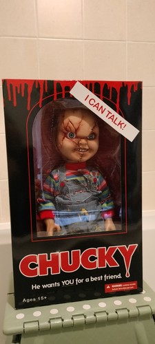 Chucky doll scarred - scarred,