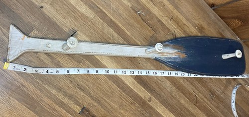 Vtg rustic wooden oar - 30”,