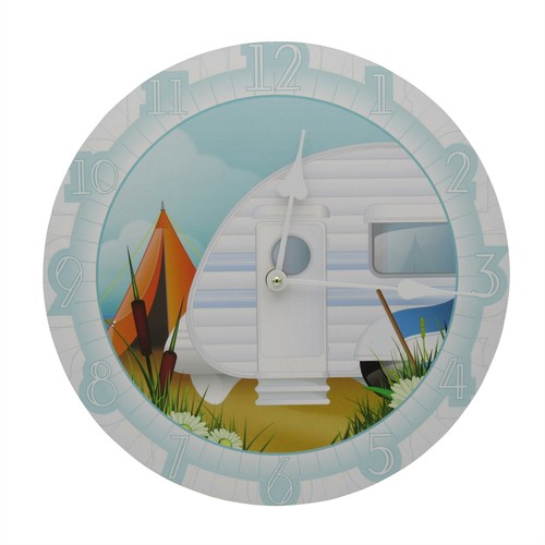 Caravan analogue wall clock - analogue,