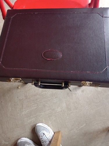 Cowhide briefcase